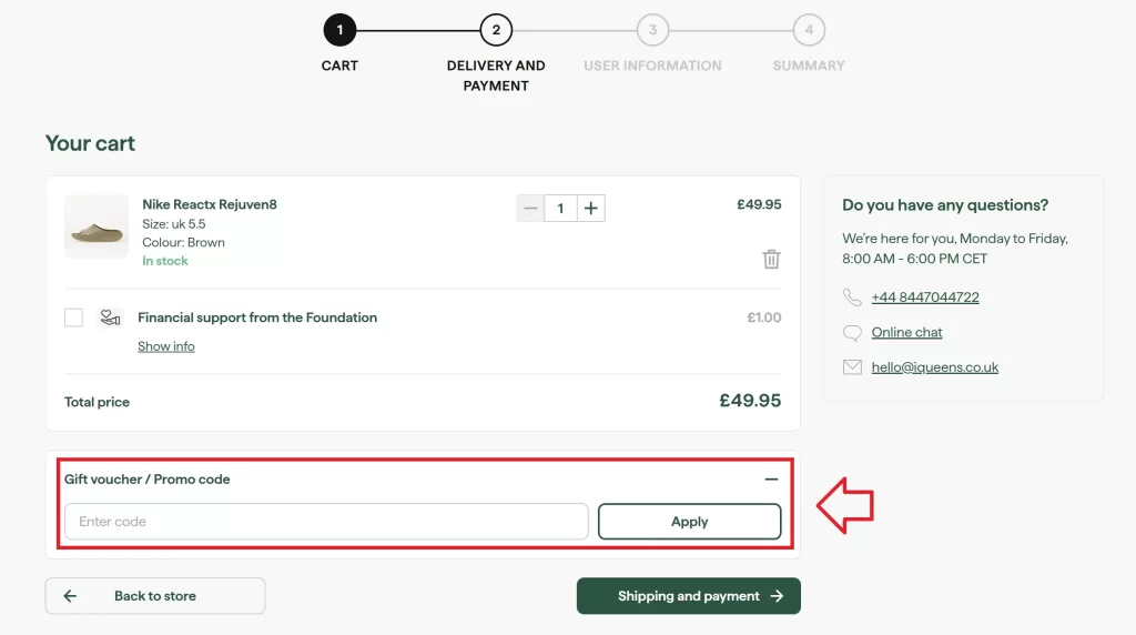 iQueens promo code
